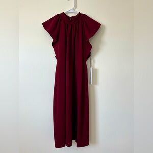 Calvin Klein Burgundy dress